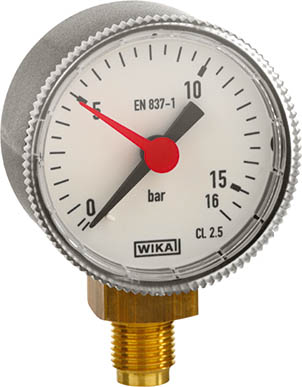 Die Dichtheitsprüfung einer Flüssiggasanlage lässt sich dank Manometer mit rotem Zeiger schnell und einfach durchführen.
